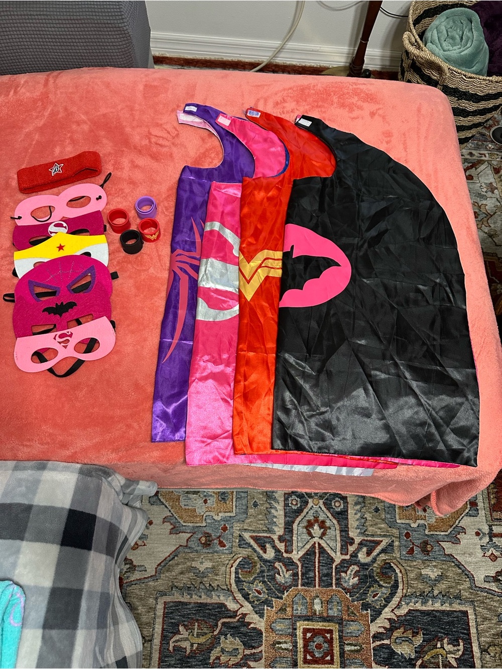 Girls hero costume capes